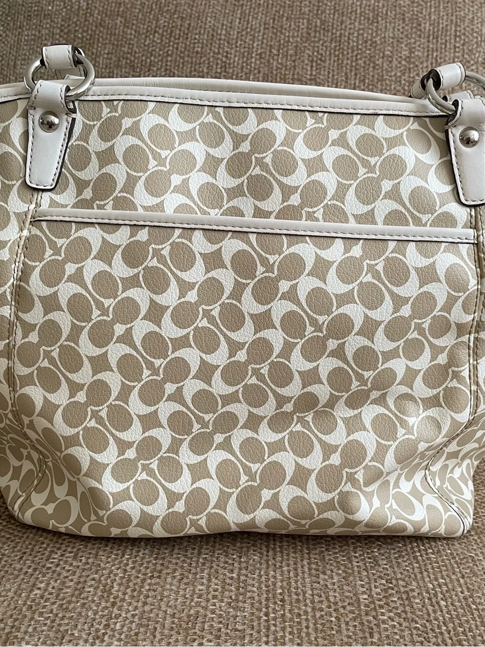 Coach tote signature
